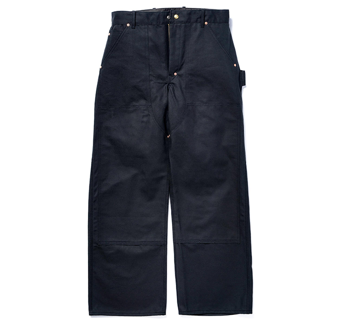 DOUBLE-KNEE WORK TROUSERS:BLACK
