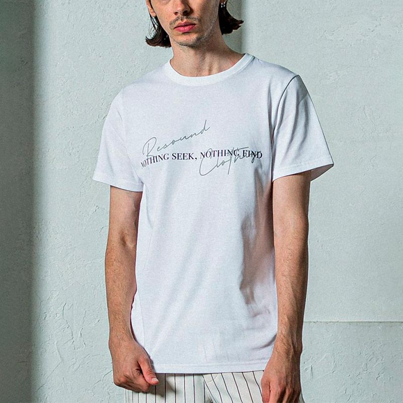 35th Collection リサウンドクロージング RC35-T-003 NSNF BASIC TEE WHITE ベーシックシルエット Tシャツ メンズ  2025年4月上旬入荷予定