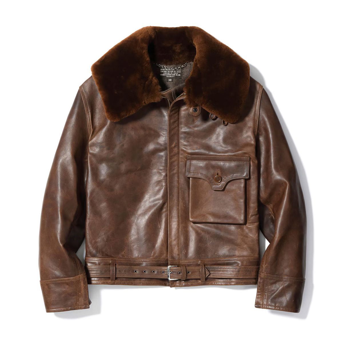 Lot No. BR80662 / Type B-2 “WERBER LEATHER COAT CO., INC.”