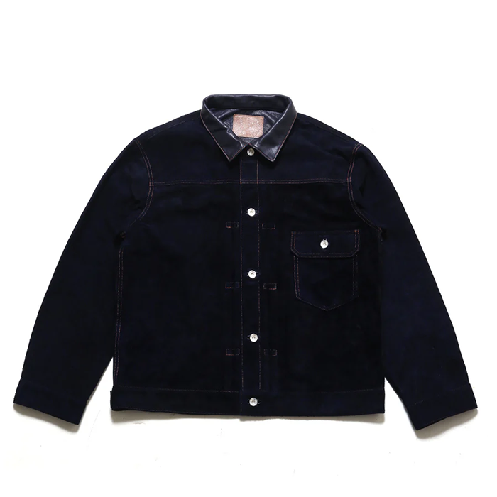 "MOTOR NEW VINTAGE" WASHABLE HORSE ROUGH OUT JACKET ウォッシャブルホースラフアウト ジャケット Gジャン