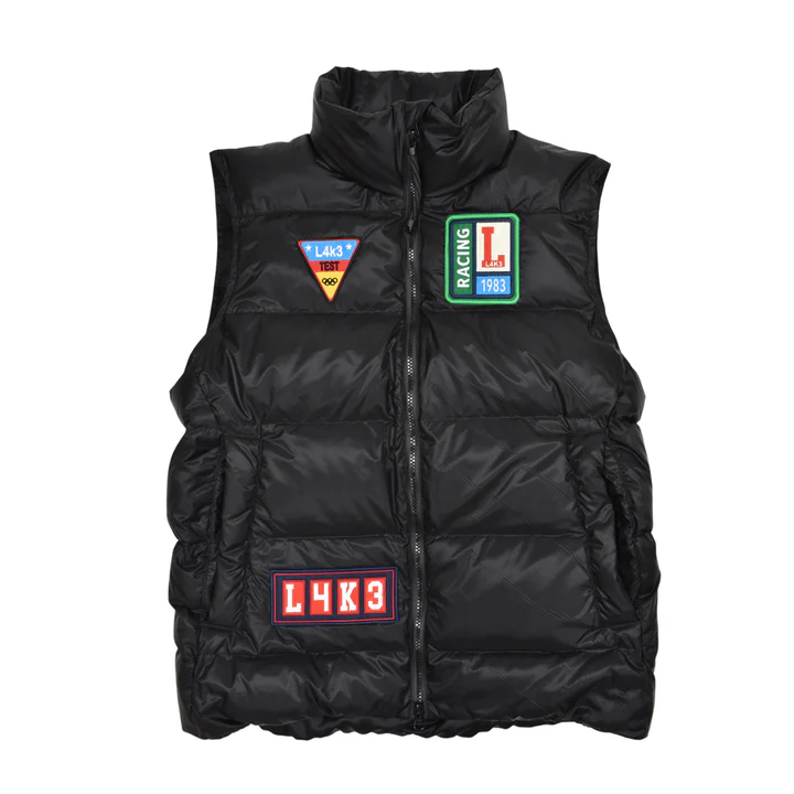 L4K3 × Retar Nuy 2025 Down Vest L4K-APRNDV2501 BK ダウンベスト
