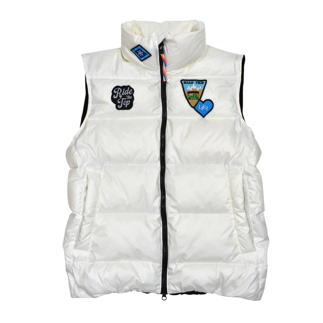 L4K3 × Retar Nuy 2025 Down Vest L4K-APRNDV2501 WH ダウンベスト