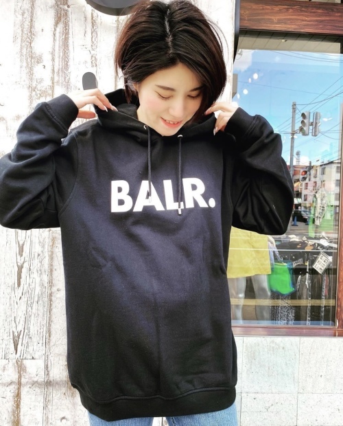 正規品 BALR.｜ボーラーのパーカー（ブラック/黒色系・ブランドロゴ ...